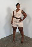 Safari Chic Romper (Khaki)