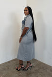 Metro Dress (Grey) 5498