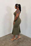 The Expensive Taste Dress (Olive)