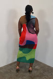 Color Theory Dress (Red)