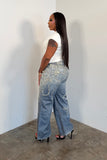 Chain Reaction Denim Ankle Jeans