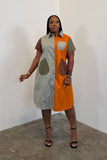 Pocket Full Of Style Dress (Orange) 5570