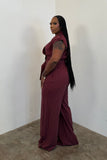 Boss Jumpsuit (Burgundy)