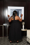 The Allure Dress (I'MarE Exclusive) (Black)