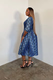 Sunday’s Finest Dress (Lt Blue Print)