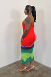 Color Theory Dress (Red)