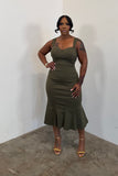 The Expensive Taste Dress (Olive)