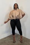 Balloon Blouse (Khaki) 5120