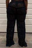 Pleated Paradise Pants (Black)