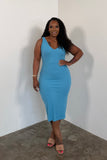 The Go To Midi Dress (Niagara)