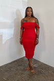 Lady In Red Dress