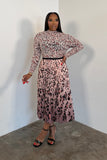 Ripple Effect Skirt Set (Cheetah)