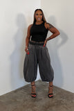 Statement Utility Jorts (Black Denim) Will Ship 10/31