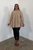 Tiers of Grace Top (Mocha) 5734