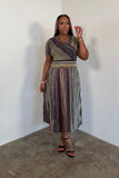 Perfect Harmony Dress (Mustard Print)
