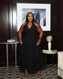 The Allure Dress (I'MarE Exclusive) (Black)
