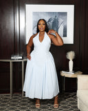 The Allure Dress (I'MarE Exclusive) (Light Blue)