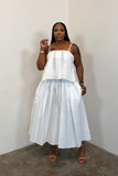 The Cabana Skirt Set (White)