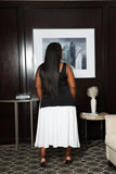 The Belle Dress (I'MarE Exclusive) (Black)