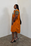 Pocket Full Of Style Dress (Orange) 5570