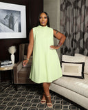 Sunday’s Best Dress (I'MarE Exclusive) (Light Green)