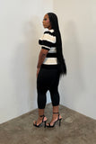 Varsity Polo Top (Stripe)