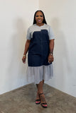 Indigo Denim Dress (Grey) 5115