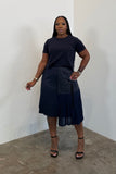 Pleated Edge Dress 5309