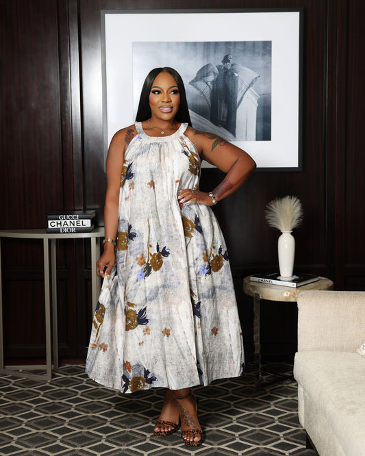 The Golden Hour Dress (I'MarE Exclusive)