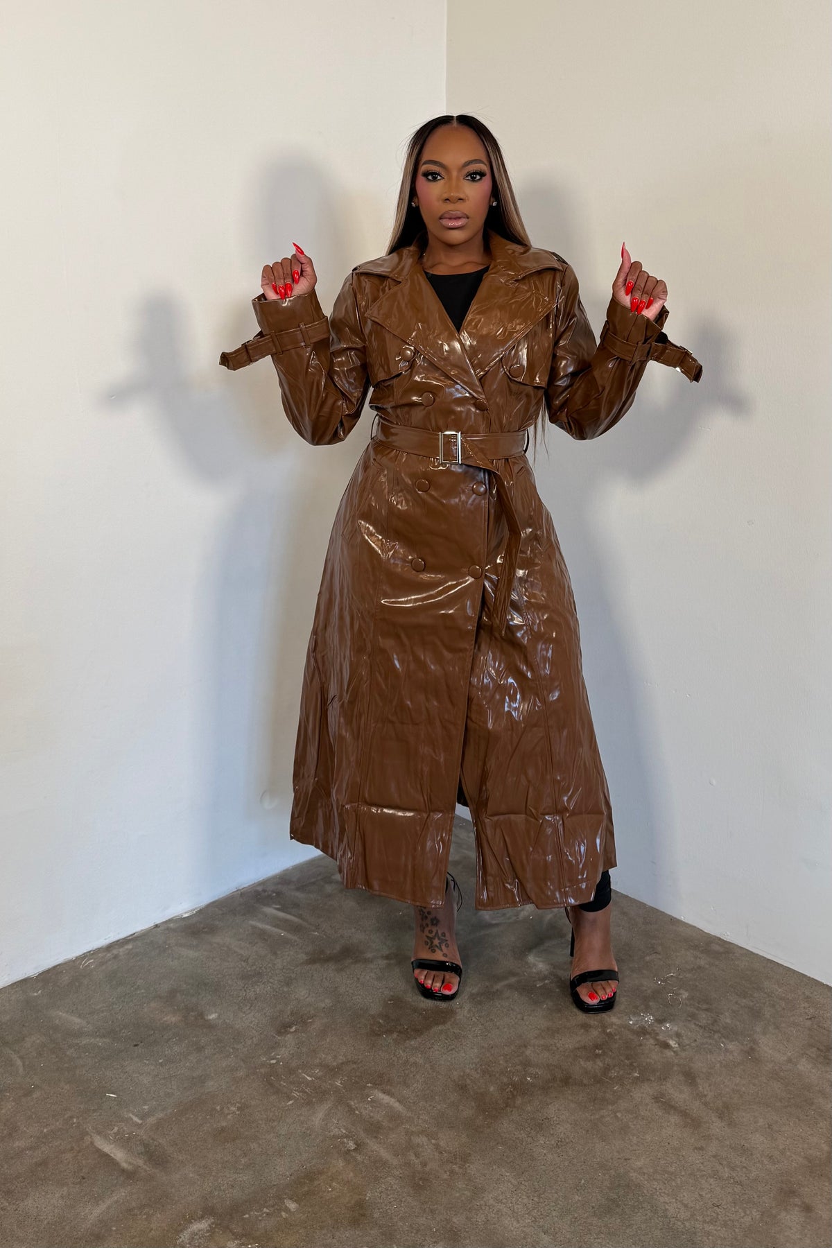 First Impression Trench Coat (Brown)