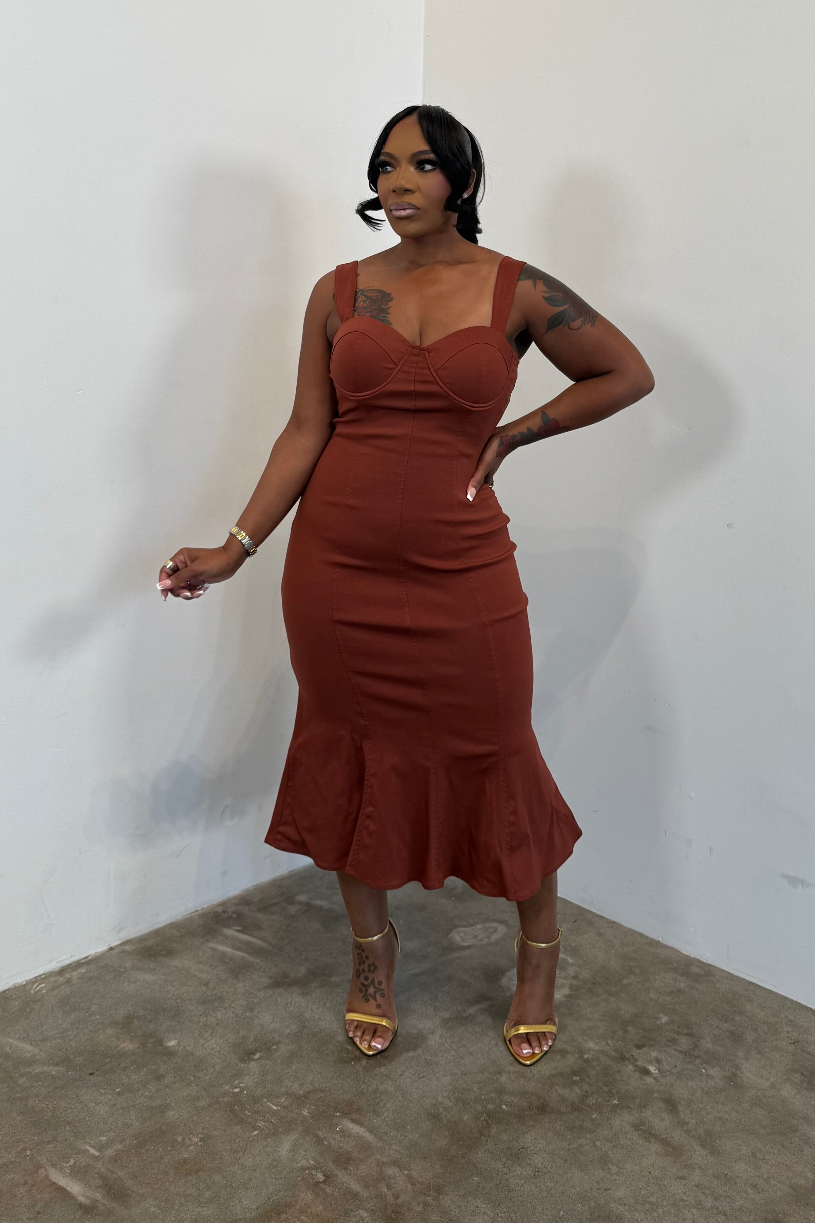 The Expensive Taste Dress (Choco)