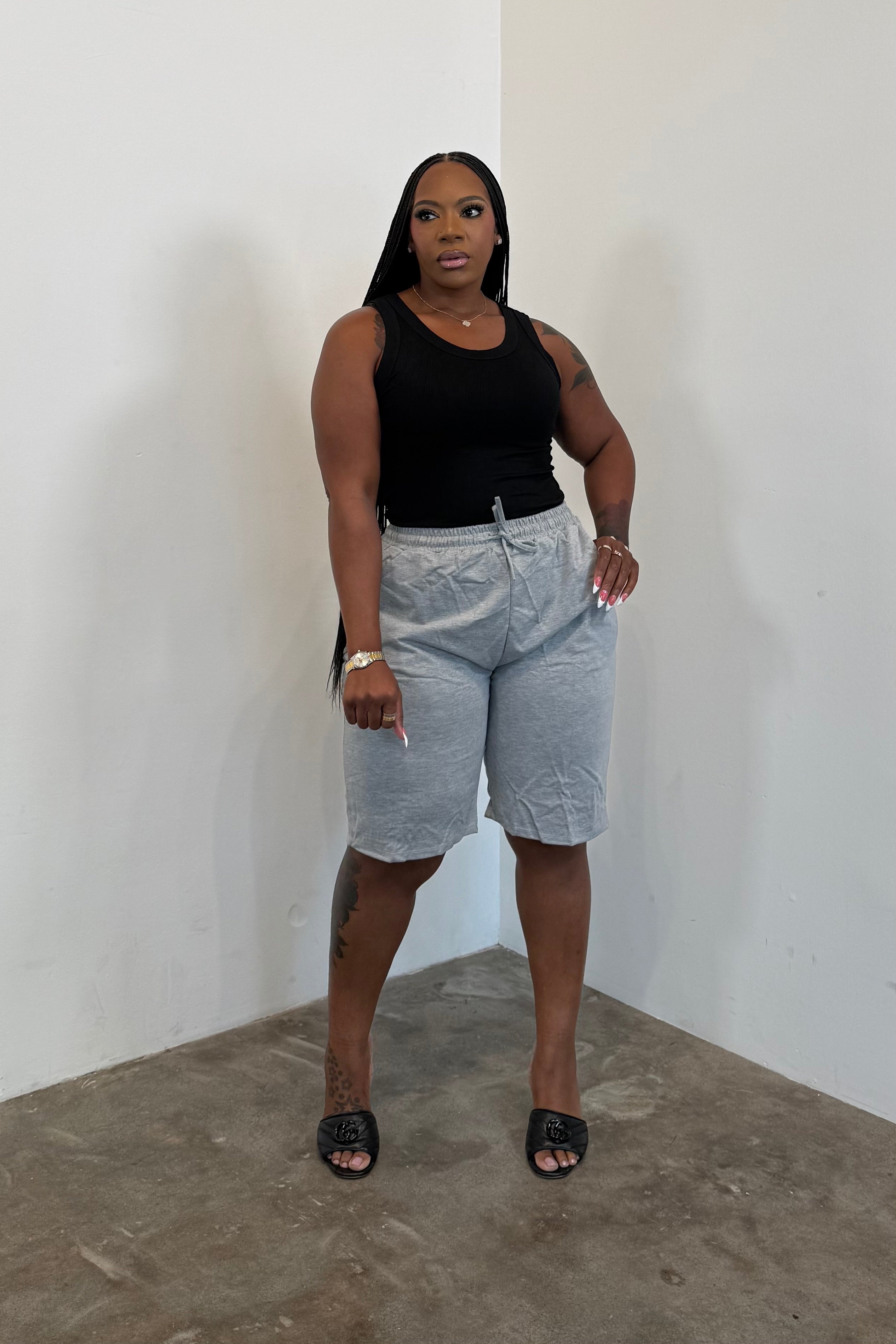 Chill Mode Shorts (Heather Grey)