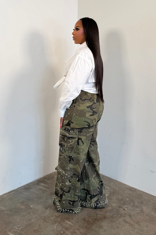 The Starlight Cargo Jeans (Camo)