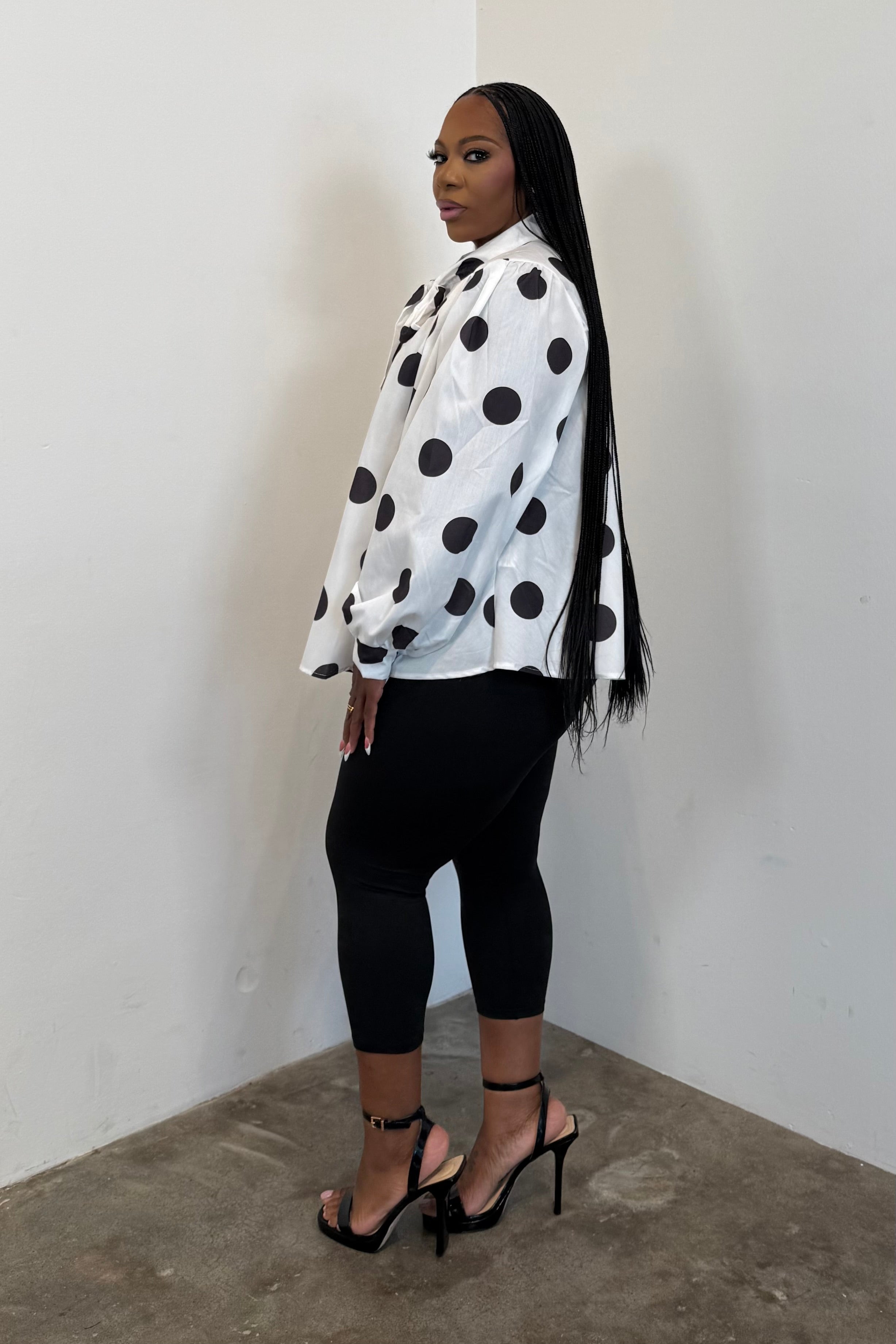 Pretty In Polka Top (Dots)
