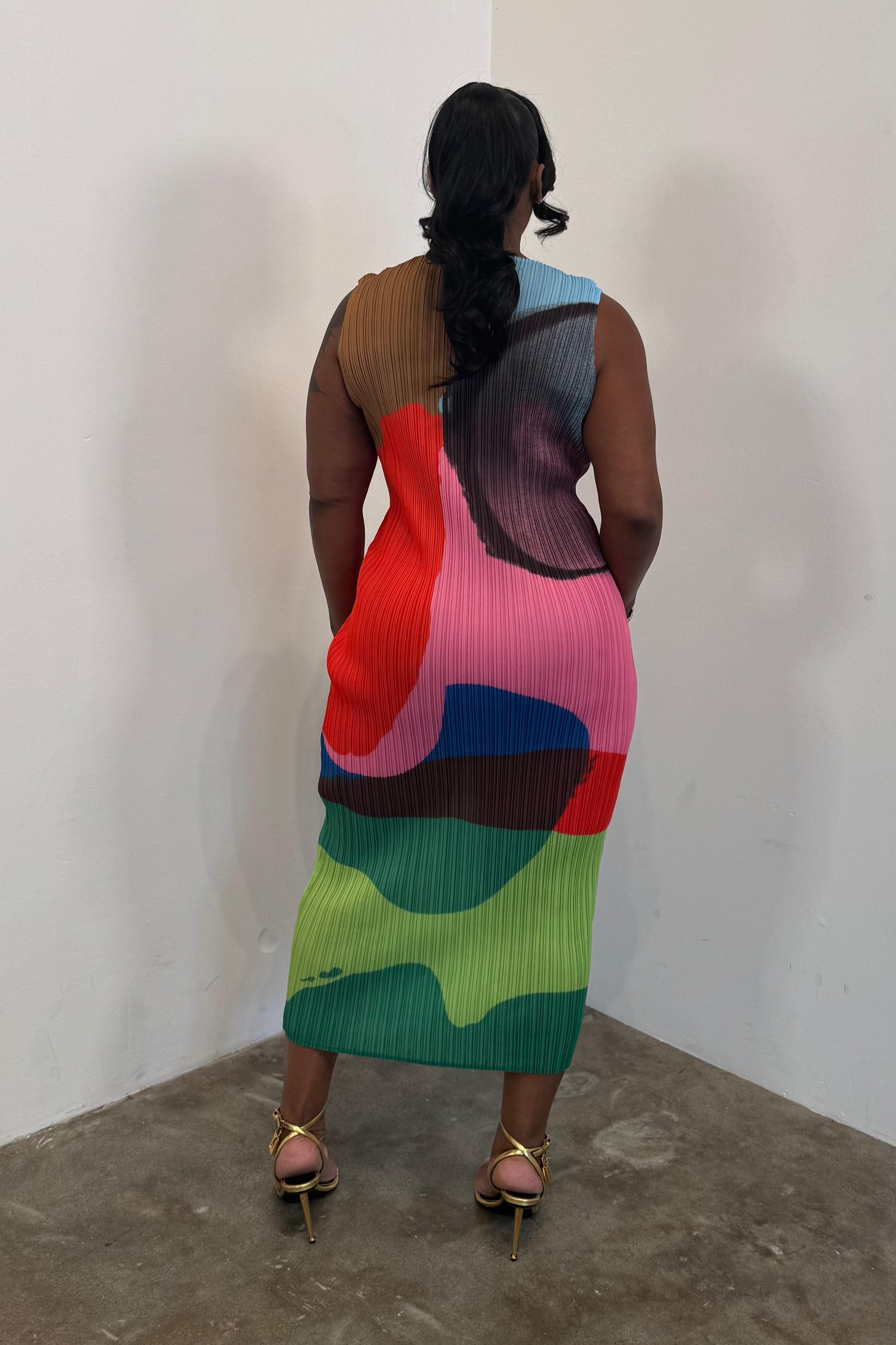 Color Theory Dress (Red)