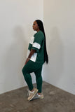 The Out & About Leggings Set (Dk Green)