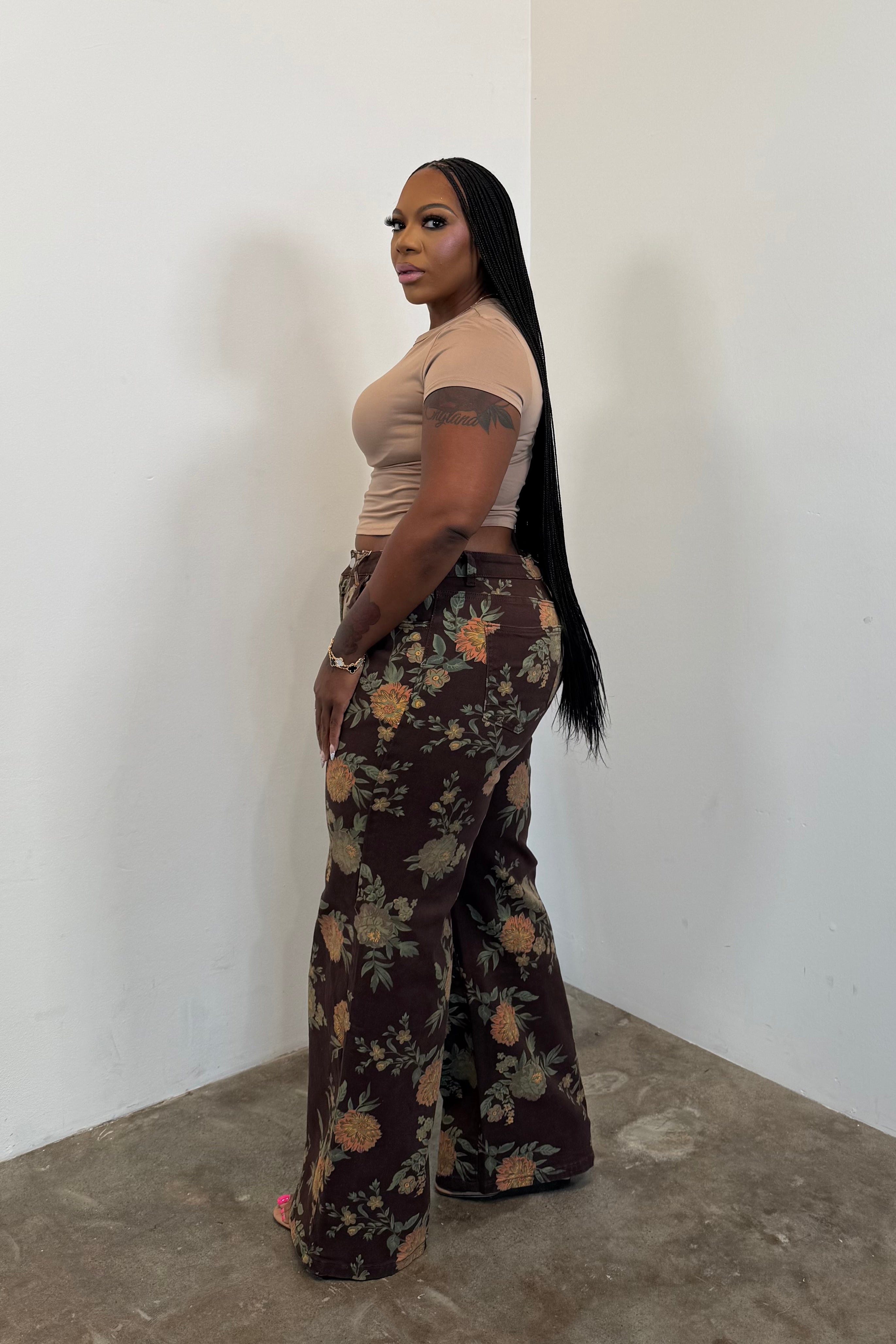 Autumn Bloom Jeans