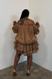 Too Cute To Ignore Dress (Camel)
