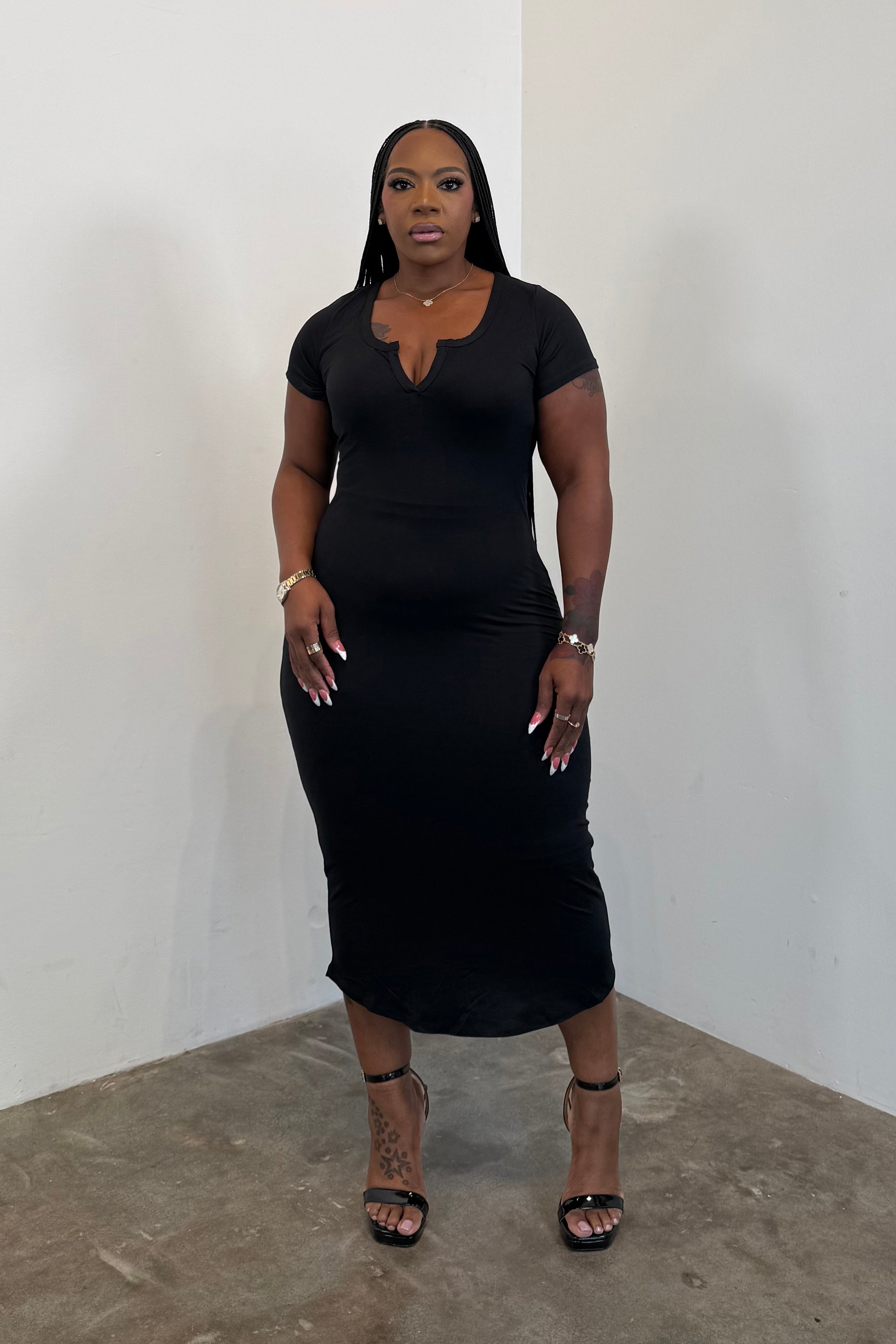 Keep It Cute Dress (Black)