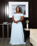 The Grace Dress (I’MarE Exclusive) (Light Blue)
