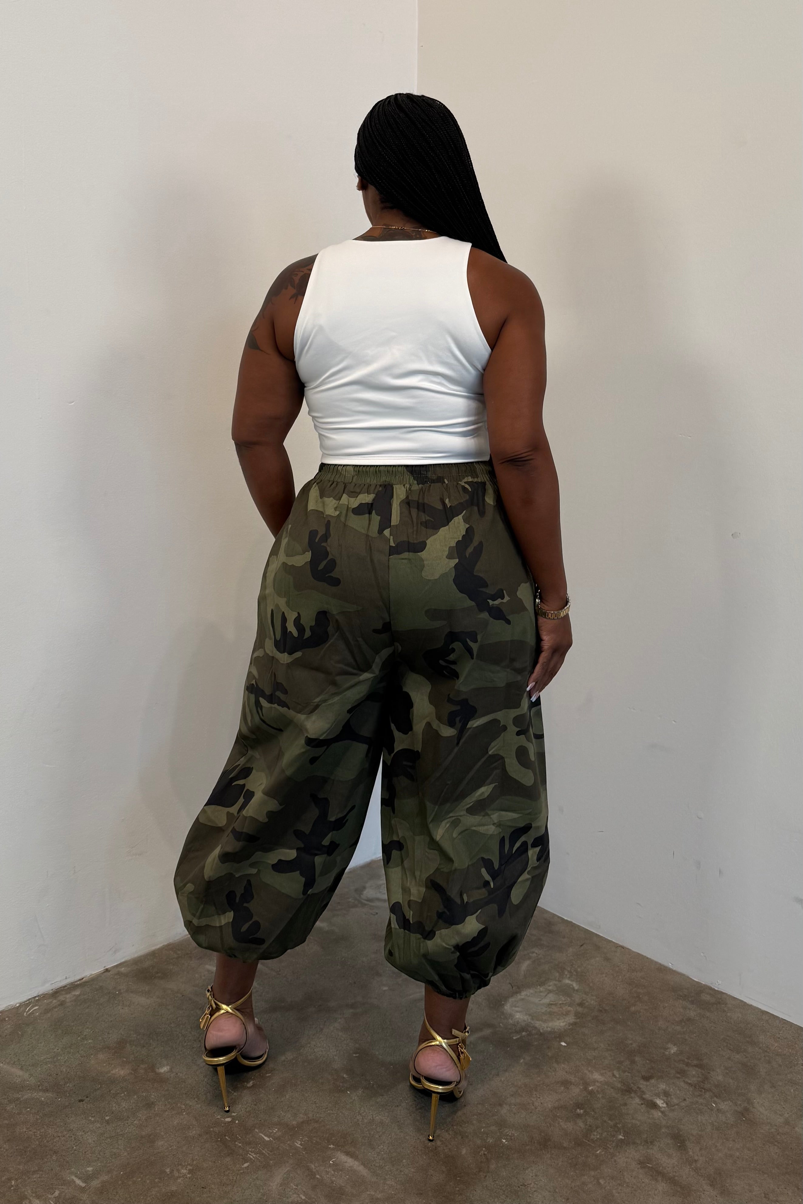 Camo Balloon Jorts