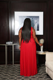 The Power & Poise Skirt Set (I'MarE Exclusive) (Red)