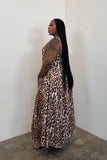 The Savannah Denim Maxi Dress