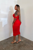 Lady In Red Dress