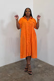 Pleats Please Dress (Orange) 5561