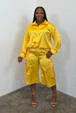 City Luxe Jorts Set (Mustard)