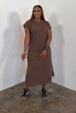 Easy Days Dress (Brown)