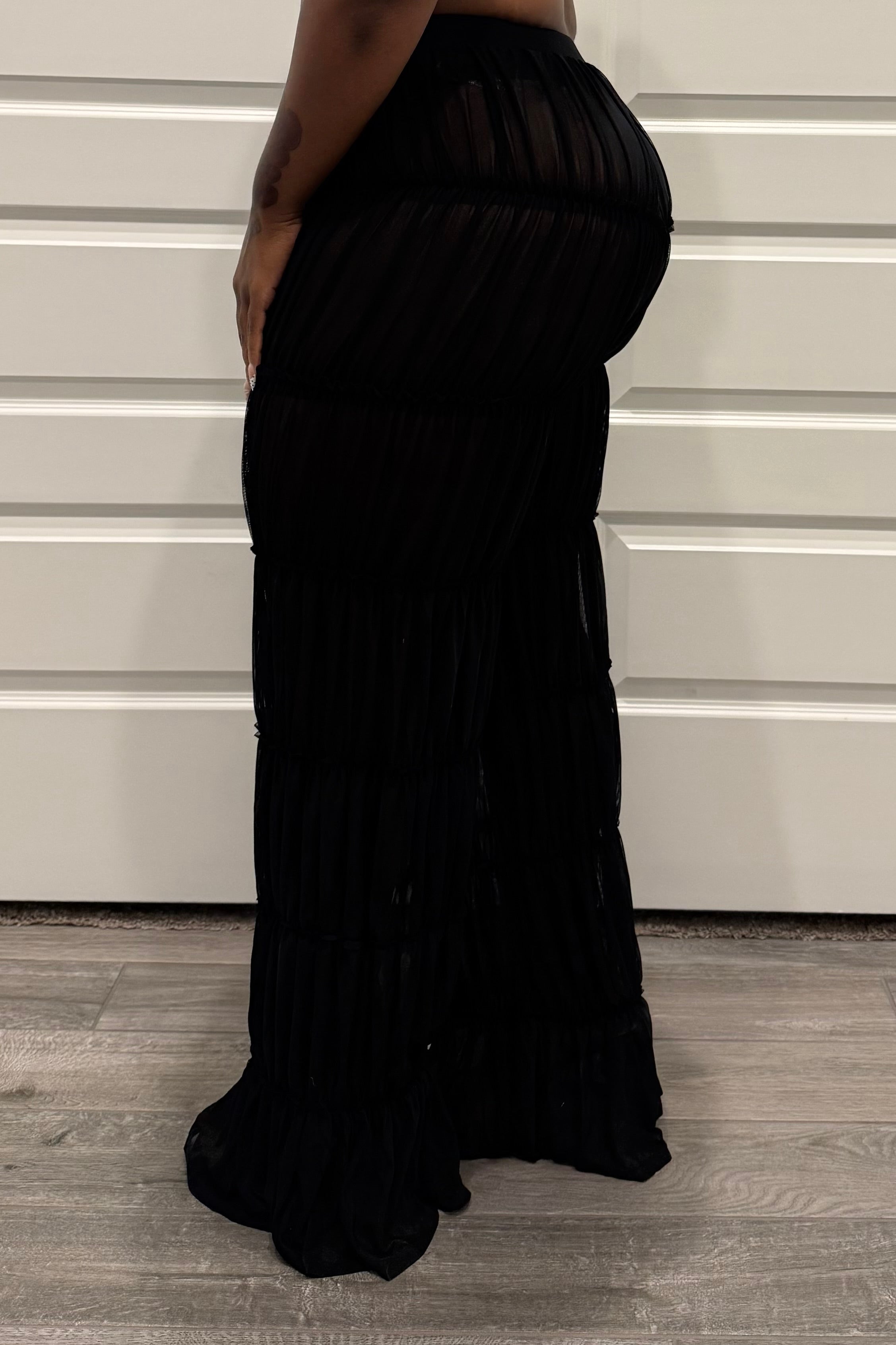 Pleated Paradise Pants (Black)