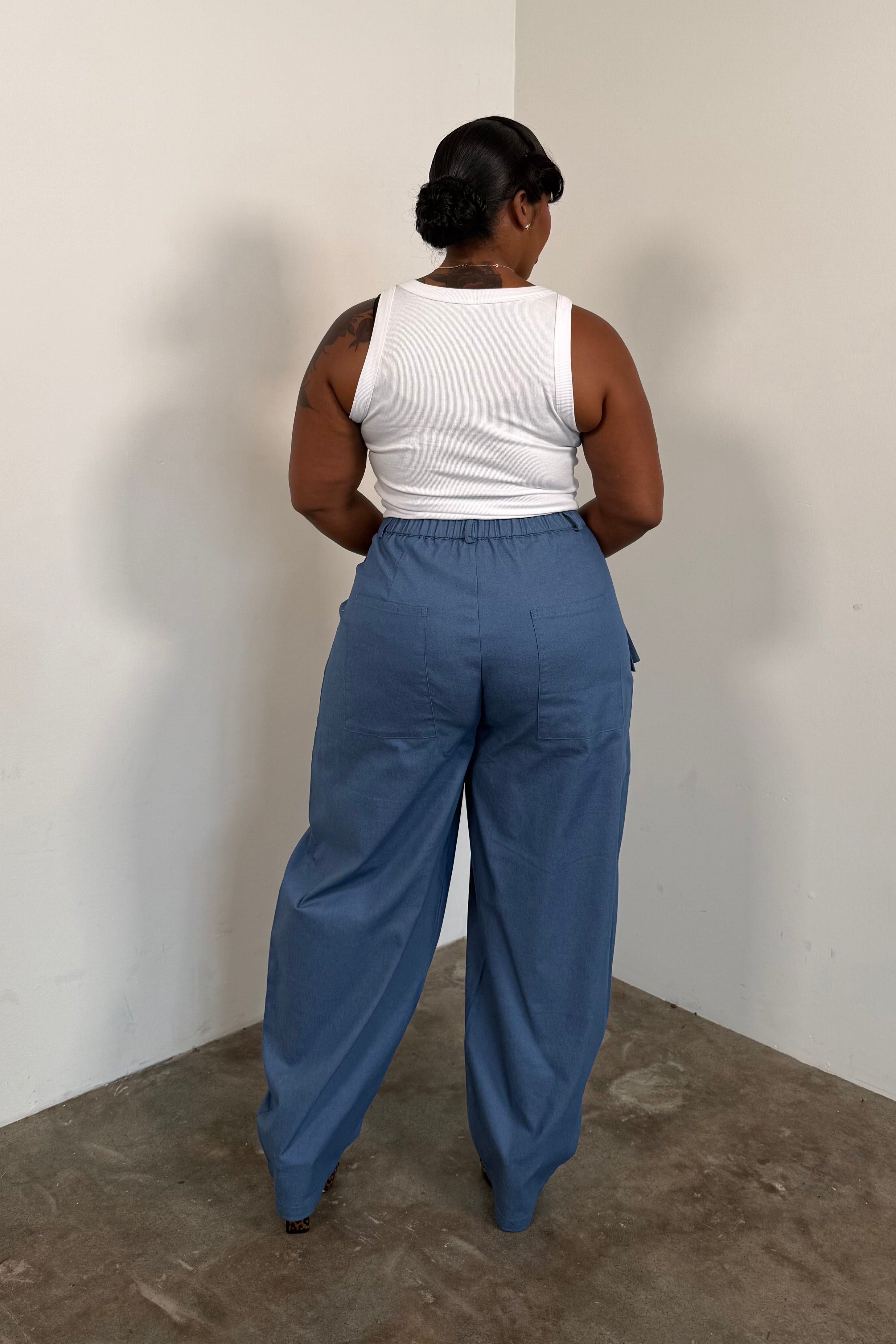 Pleated Statement Pants