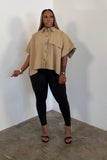 A Different Angle Top (Khaki) 5862